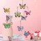 15 Pcs Butterfly Diamond Painting Keychain Kits Colorful Spring Butterfly Diamond Art Keychain Summer DIY Ornaments for Adults Purse Backpack Handbag Decor
